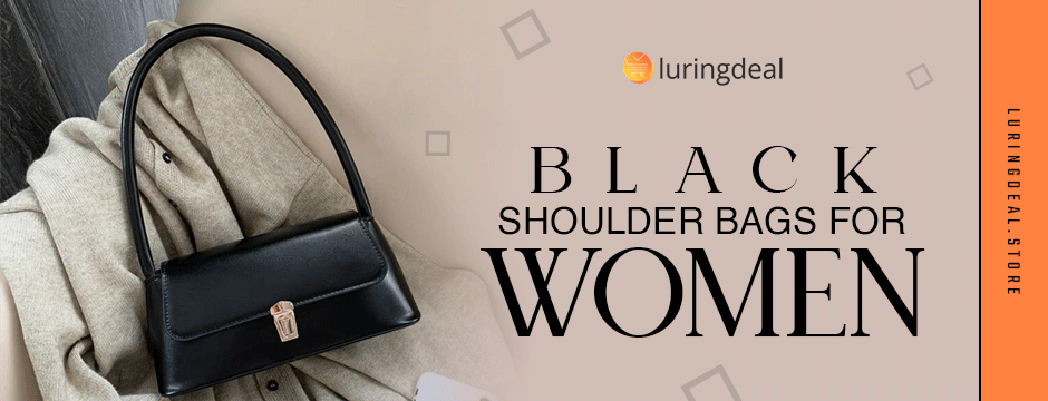 black shoulder bags for women